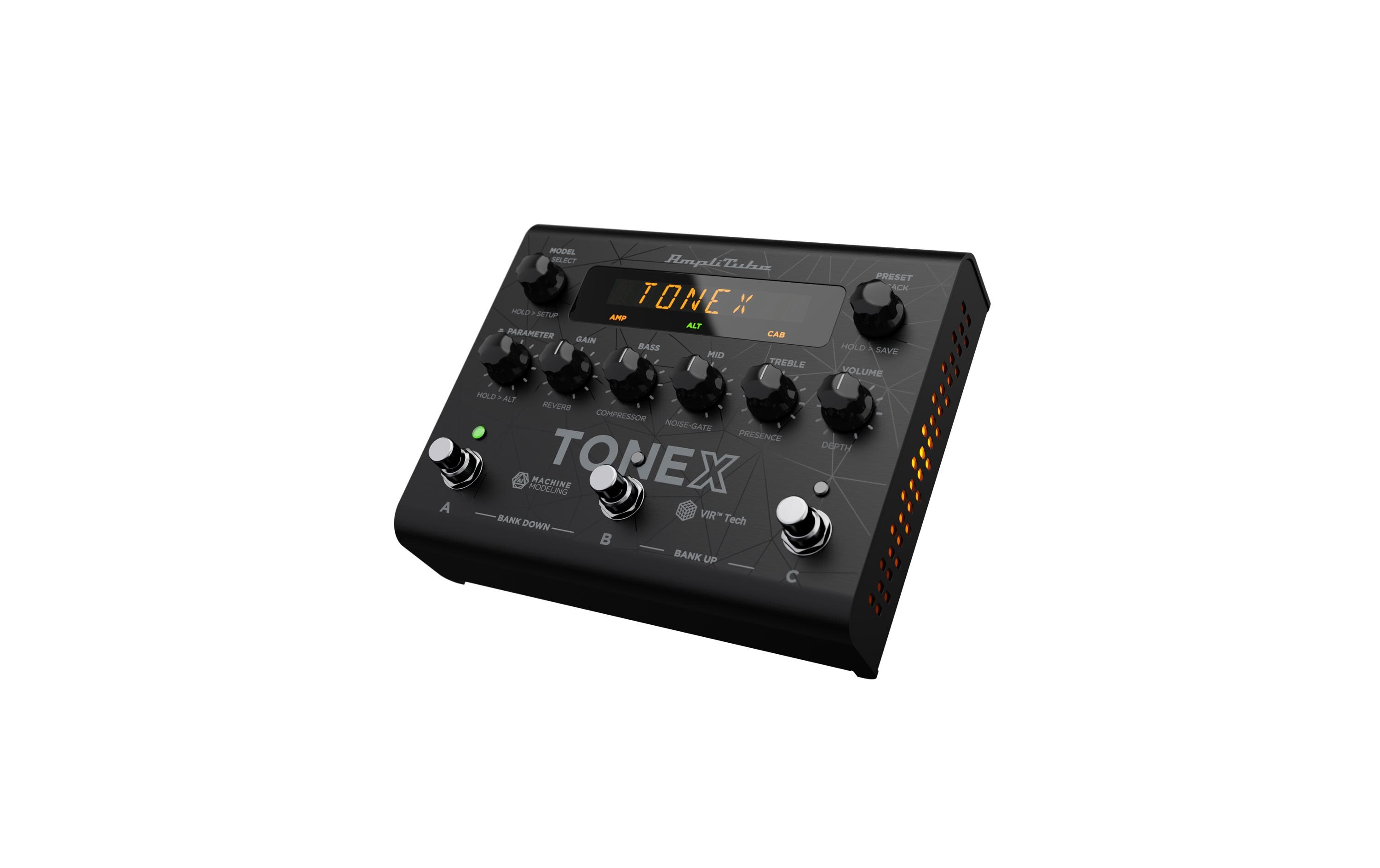 Pedal ToneX<br>KI-maschinenmodellierte Töne live auf der Bühne