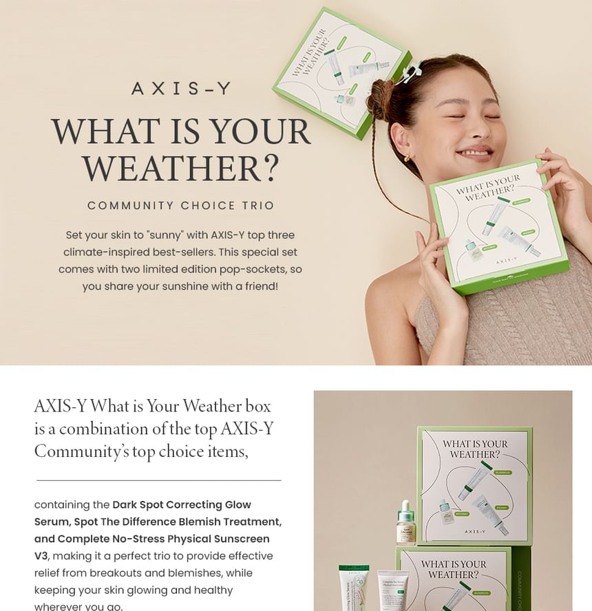 AXIS - Y - Wat is jouw weer Beauty Box