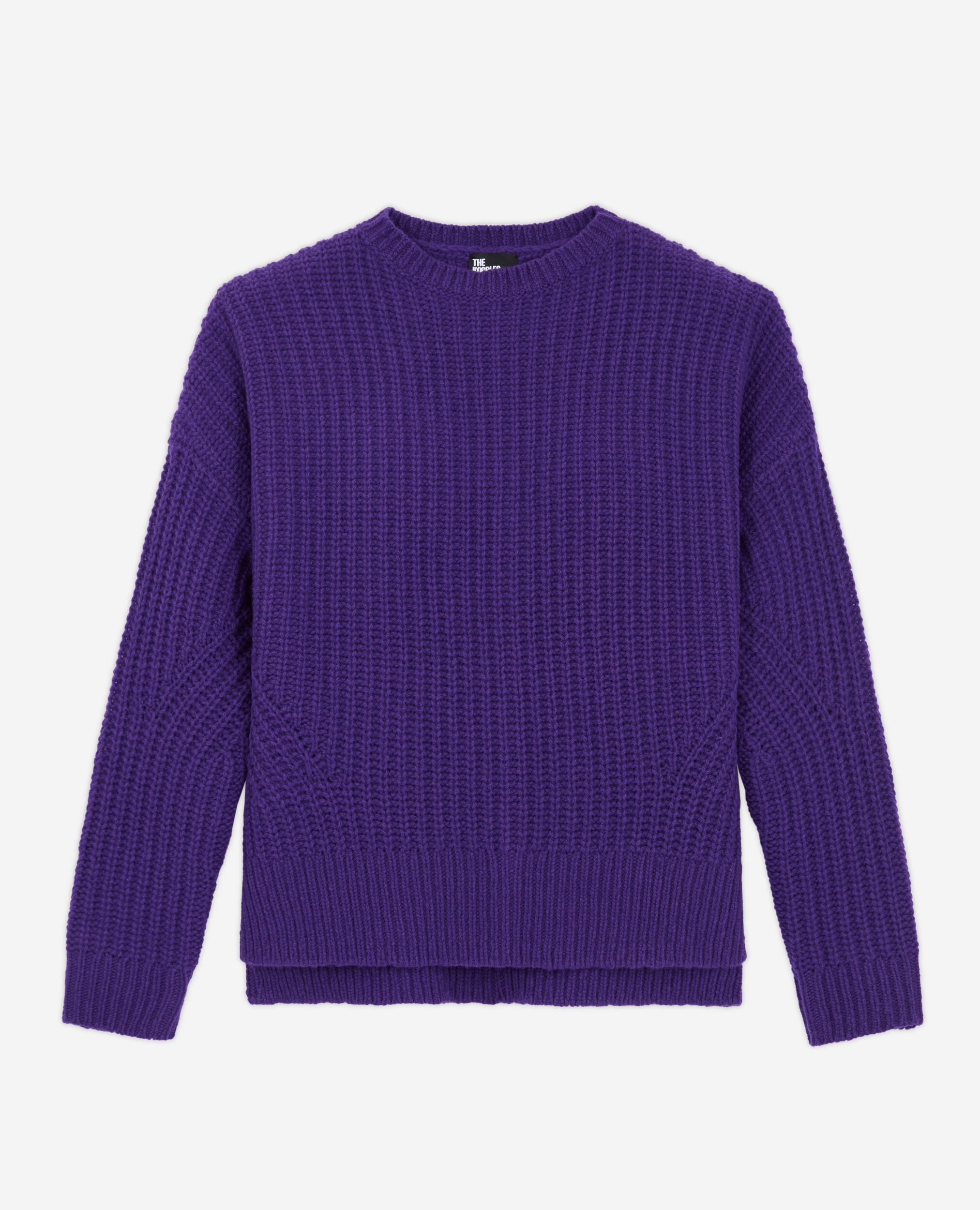 Pull en laine violet