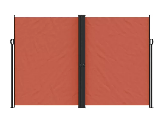 Auvent latéral rétractable terre cuite 220x1200 cm
