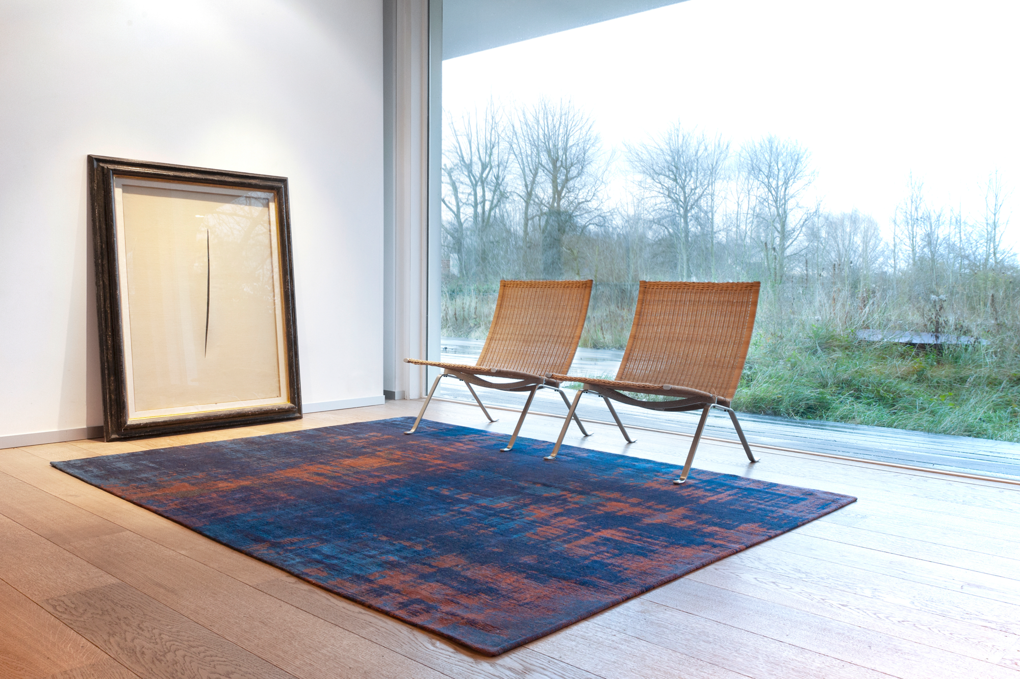 Ecorugs vloerkleed Venetian Dust blauw 140x200 cm