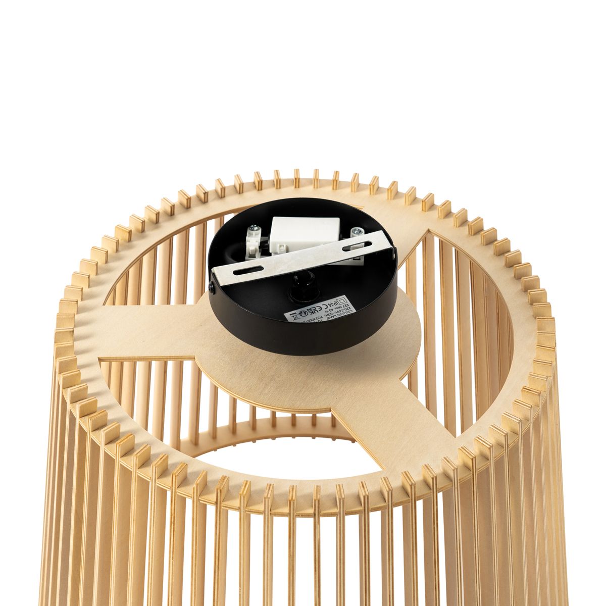 Landelijke buiten plafondlamp hout IP44 - Jayla