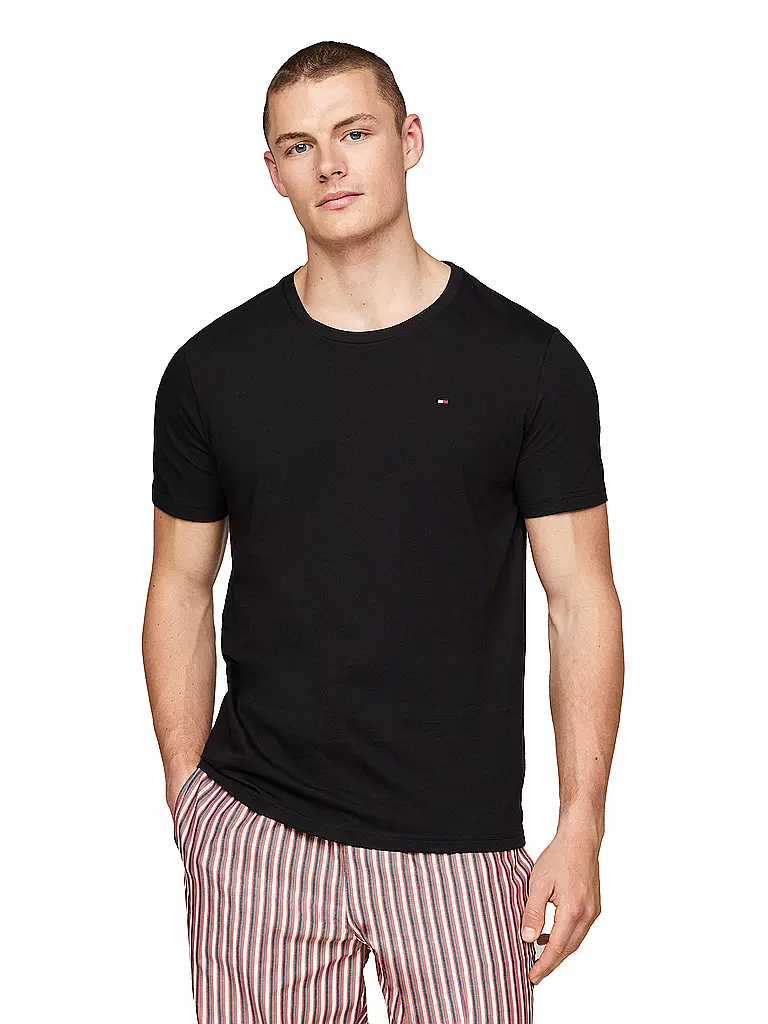 TOMMY HILFIGER T-Shirt 3er Pkg schwarz