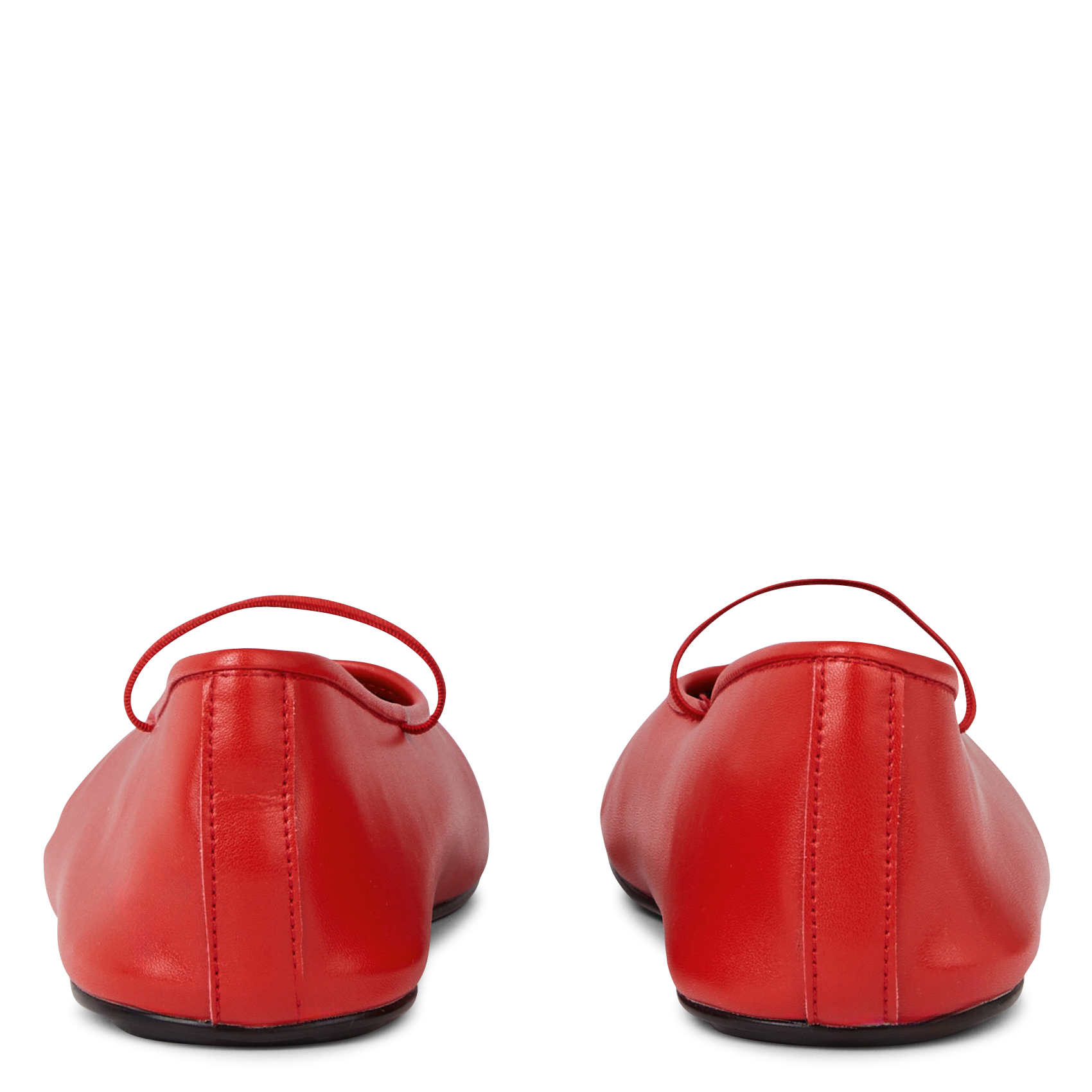 ORERA - Ballerines en cuir | Rouge