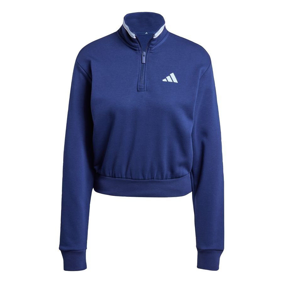 Adidas Veste de survêtement courte molleton à quart de zip Essentials Color Pop