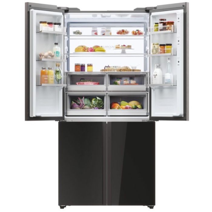 Haier Side-by-Side Cube 90 Series 9 HCW9919FSGB Schwarz