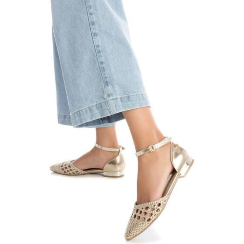 Xti - Zapato manoletina -142366 oro mujer Oro