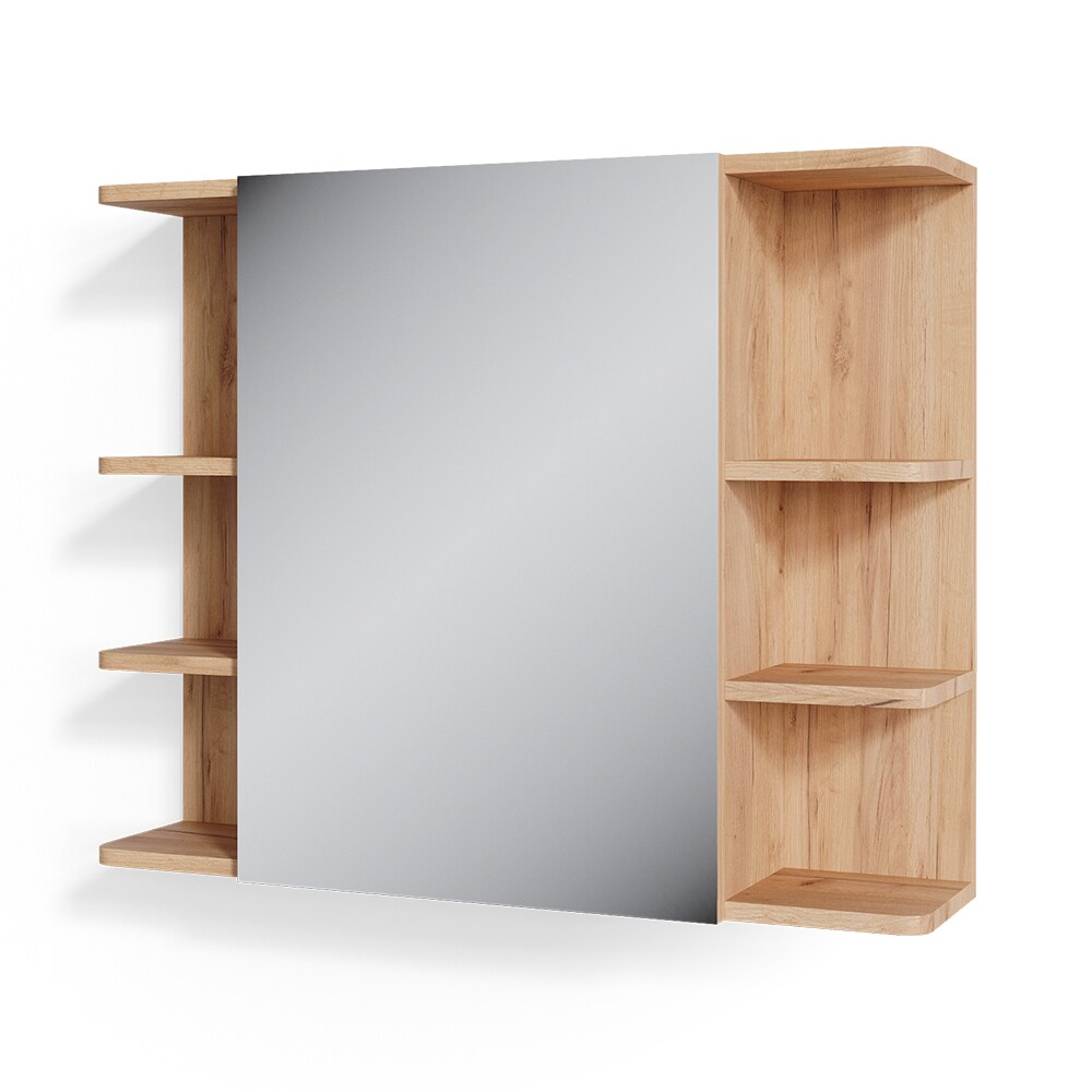 Vicco Spiegelschrank Badspiegel Wandspiegel Fynn Eiche Grün Spiegel Badmöbel