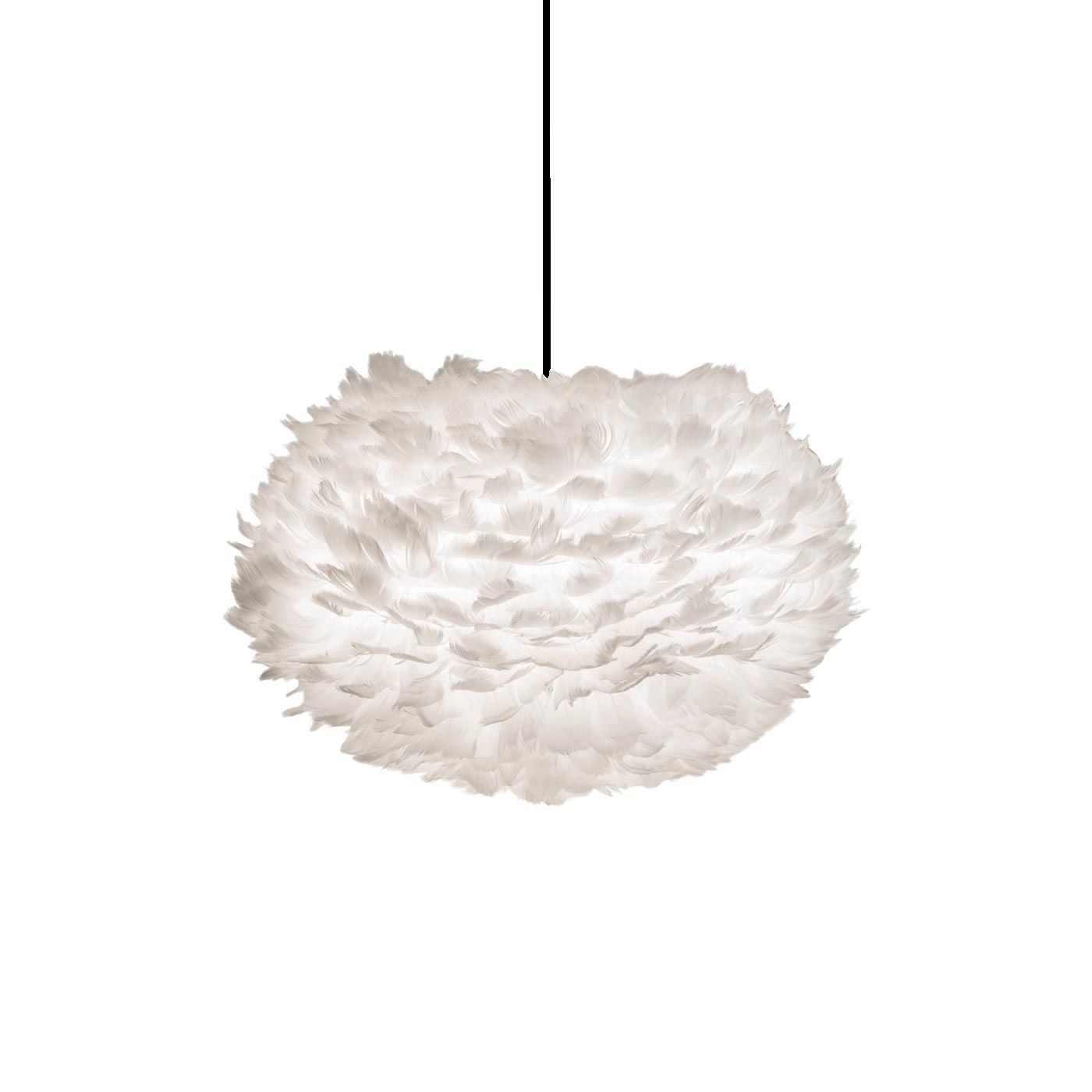 Hanglamp EOS Medium Ø45cm + koordset zwart Wit