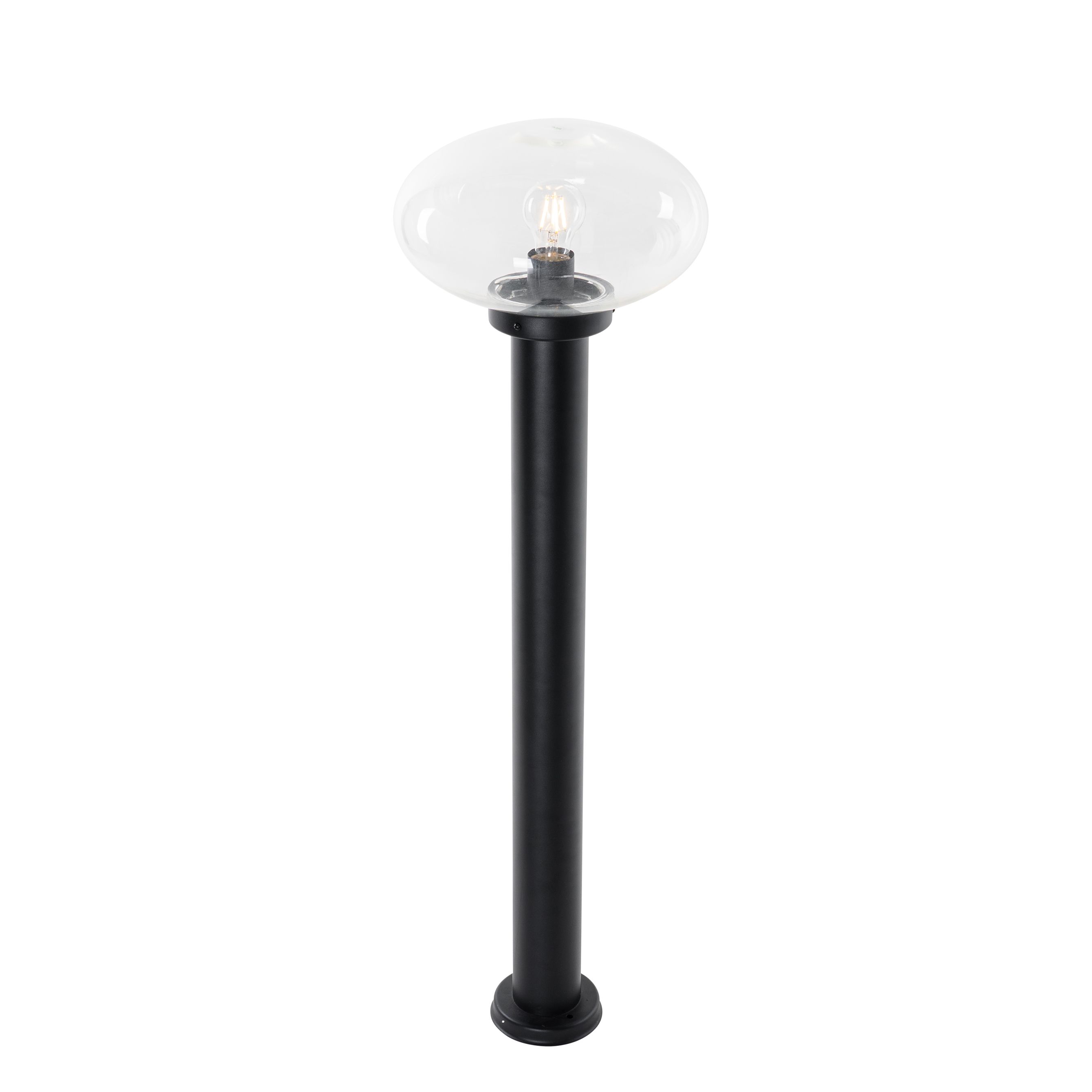 Modern buiten paaltje zwart 100 cm - Elly