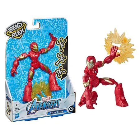 Hasbro Marvel Avengers Bend and Flex, 1 Stück, 5-fach sortiert