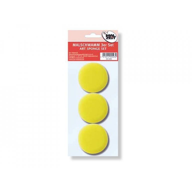 3er-Set Malschwämme, Kunststoff