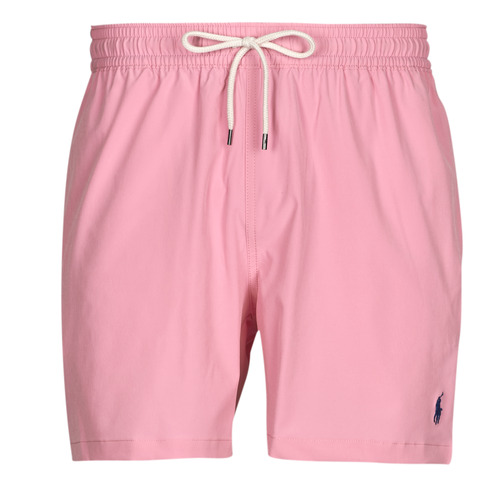 Polo Ralph Lauren - MAILLOT DE BAIN UNI EN POLYESTER RECYCLE Rosa / Course / Pink