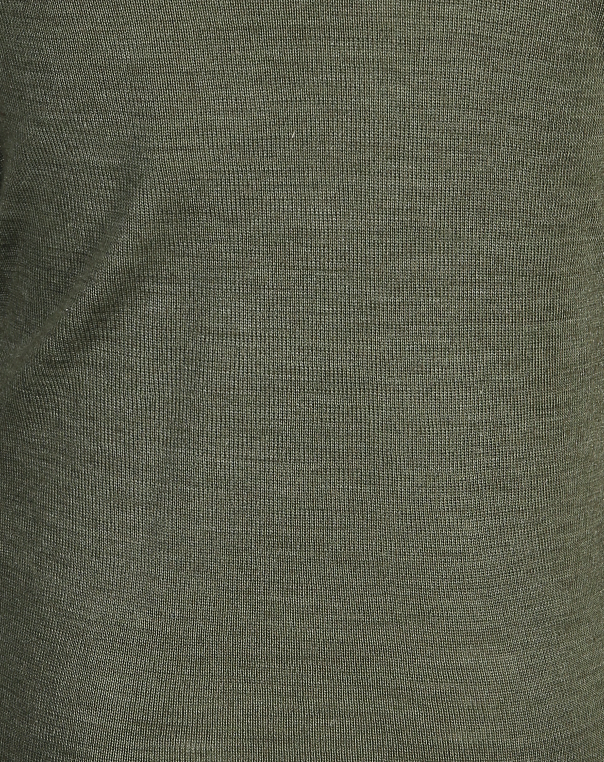 Langarmshirt BABY GIRL mit Seide in olive
