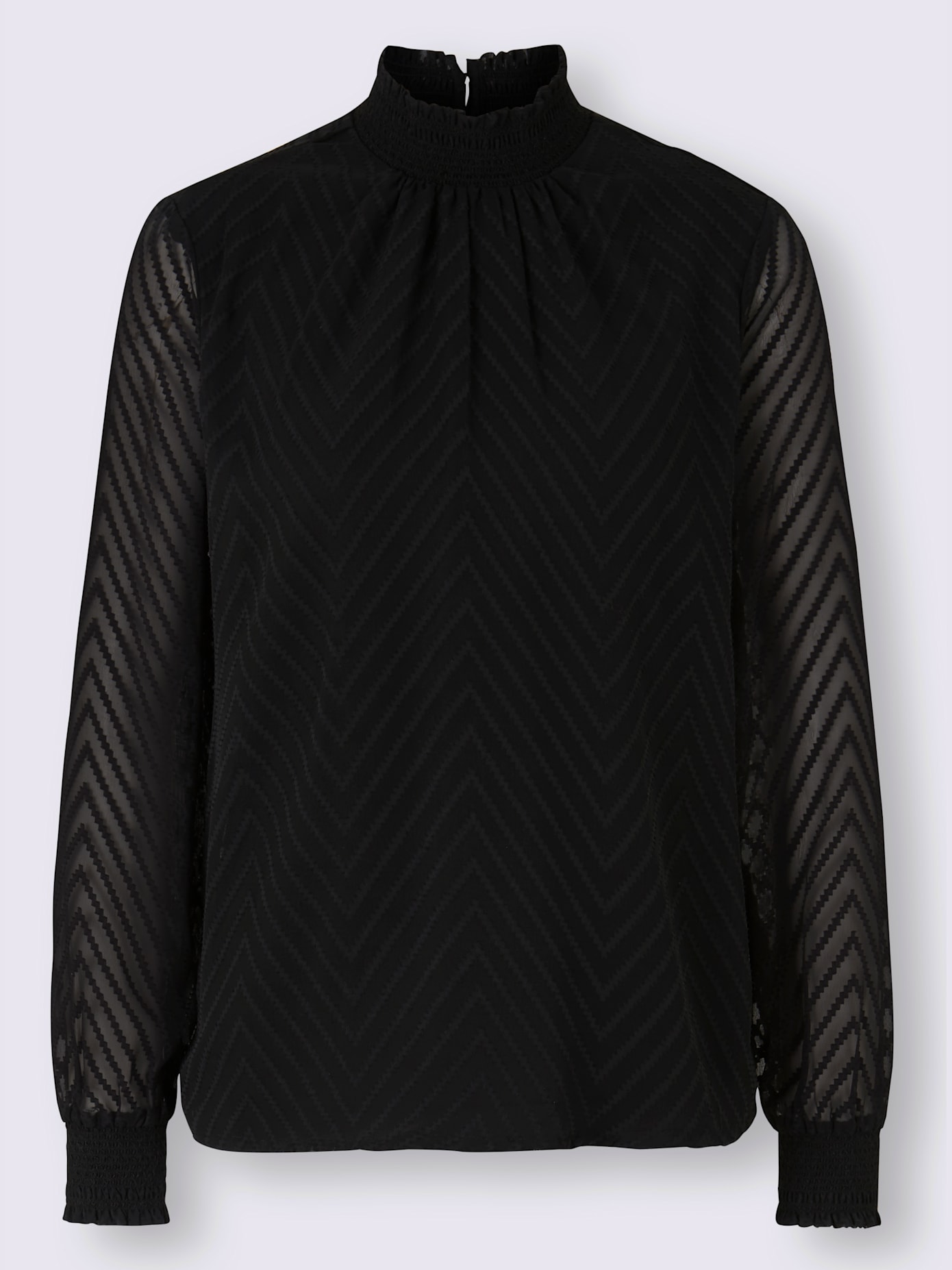 Chemisier coutures zig-zag