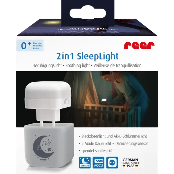 2in1 SleepLight - Hellgrau
