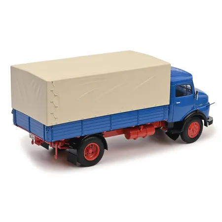 Schuco MB L 911 blau 1:18