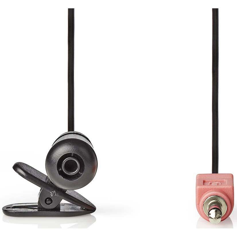 Nedis MICCJ100BK dasspeld microfoon mini-jack 3.5 mm met clip