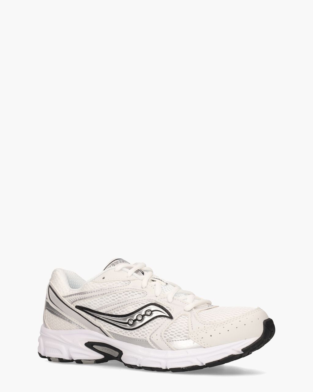 Saucony Ride Millennium Wit/Zilver Herensneakers