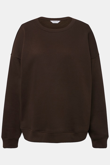 Sweatshirt, oversized, großer Rückenprint, Rundhals, weiter Langarm