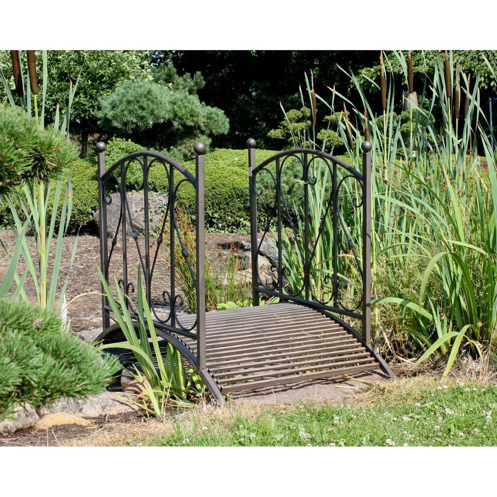Gartenbrücke TAUPO - mit Geländer
