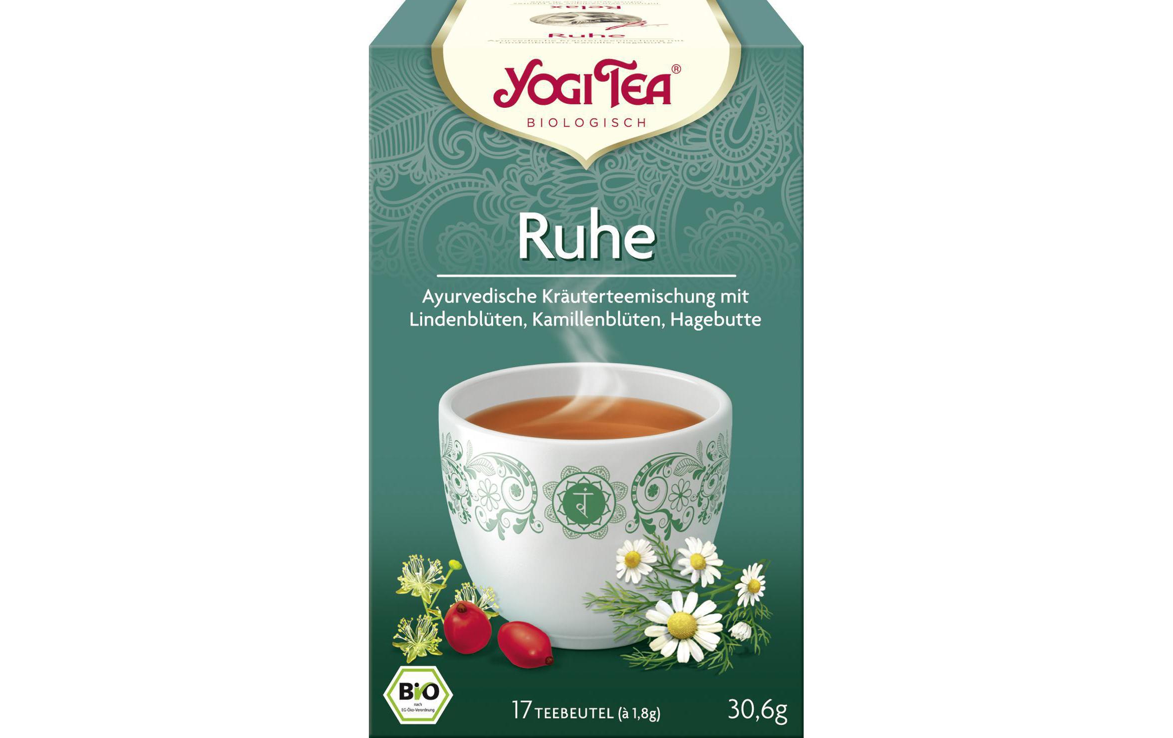 Teebeutel Bio Kräutertee Ruhe Pack 17 x 1.8 gAyurvedische Kräuter- und Gewürzteemischung