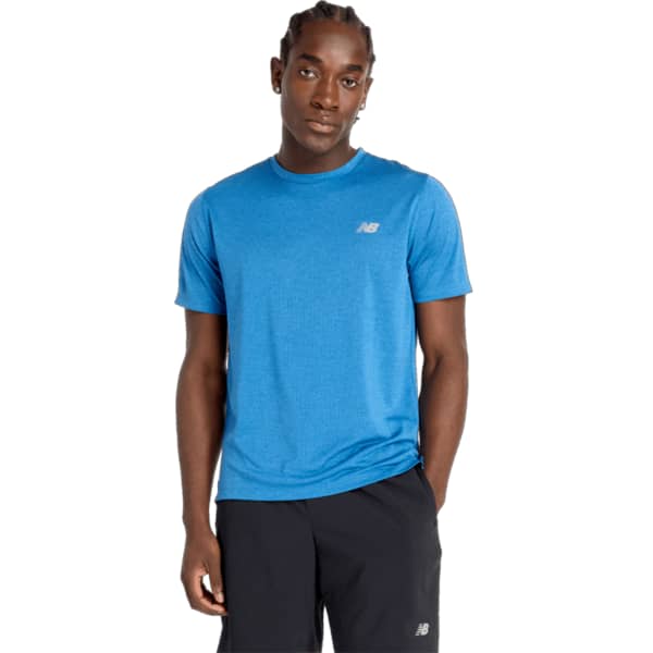T-shirt trail NEW BALANCE ATHLETICS T-SHIRT M BLUE AGATE