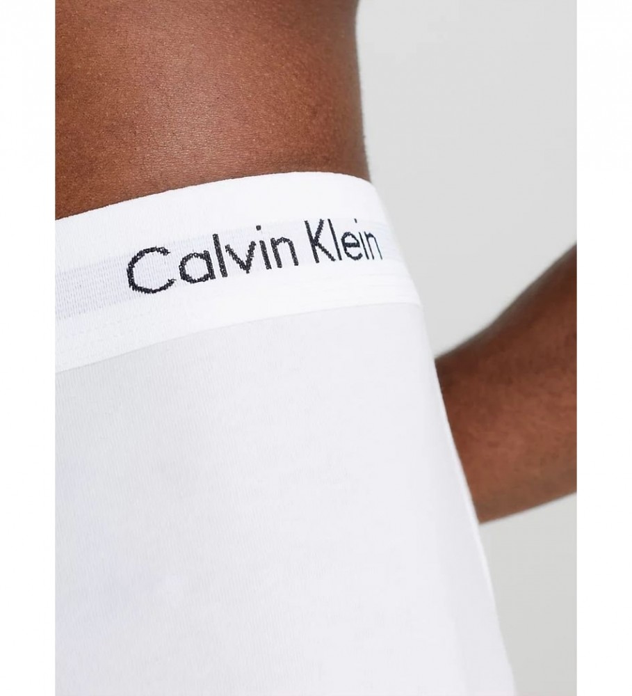 Pacote com 3 caixas Calvin Klein Cotton Stretch pretas e brancas