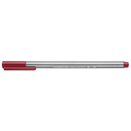 STAEDTLER® triplus® fineliner 334 Dreikantiger Fineliner 0,3 mm karminrot