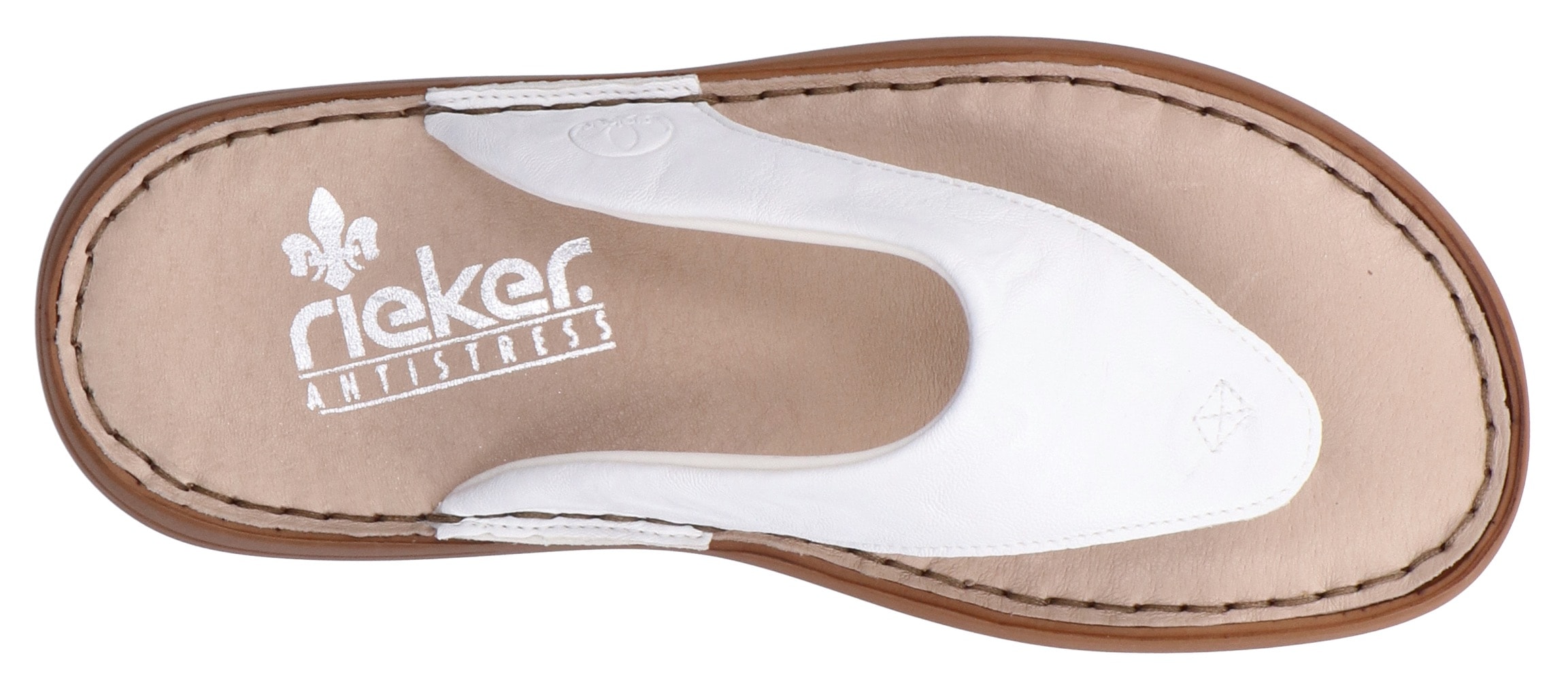 Rieker Zehentrenner  , Sommerschuh, Schlappen mit Zehensteg