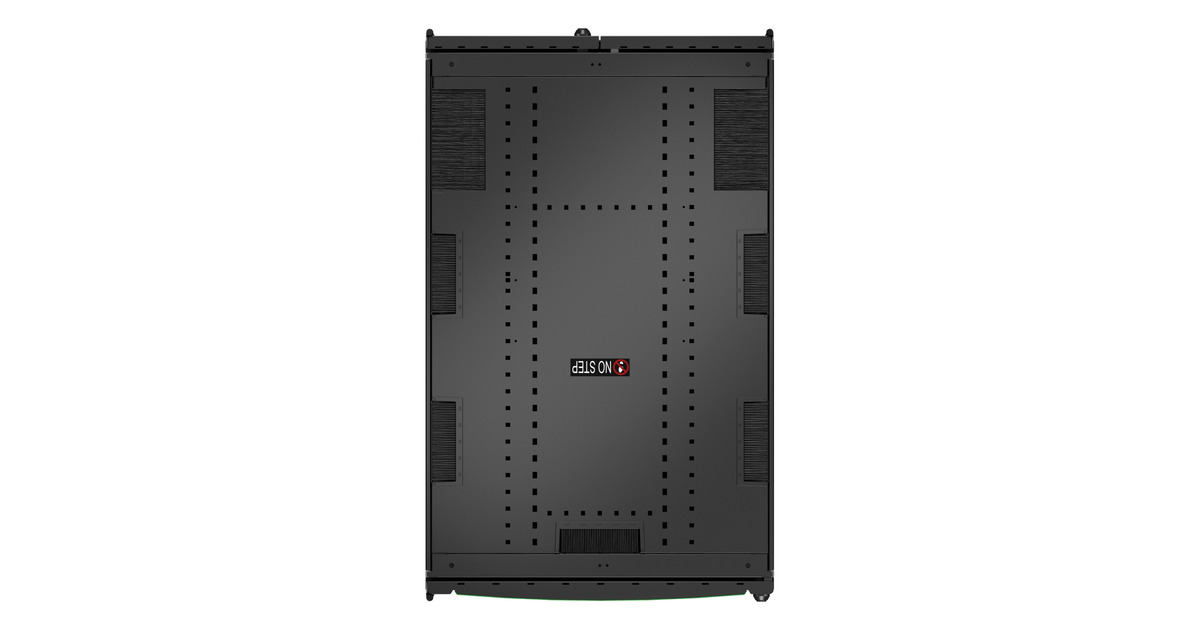APCNetShelter SX Gen 2 AR3357B2, 48U server rack  (Zwart/groen, 75(b) x 225,8(h) x 120(d) cm, met zijkanten)