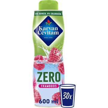 Karvan Cévitam Zero Framboos Siroop 600 ml