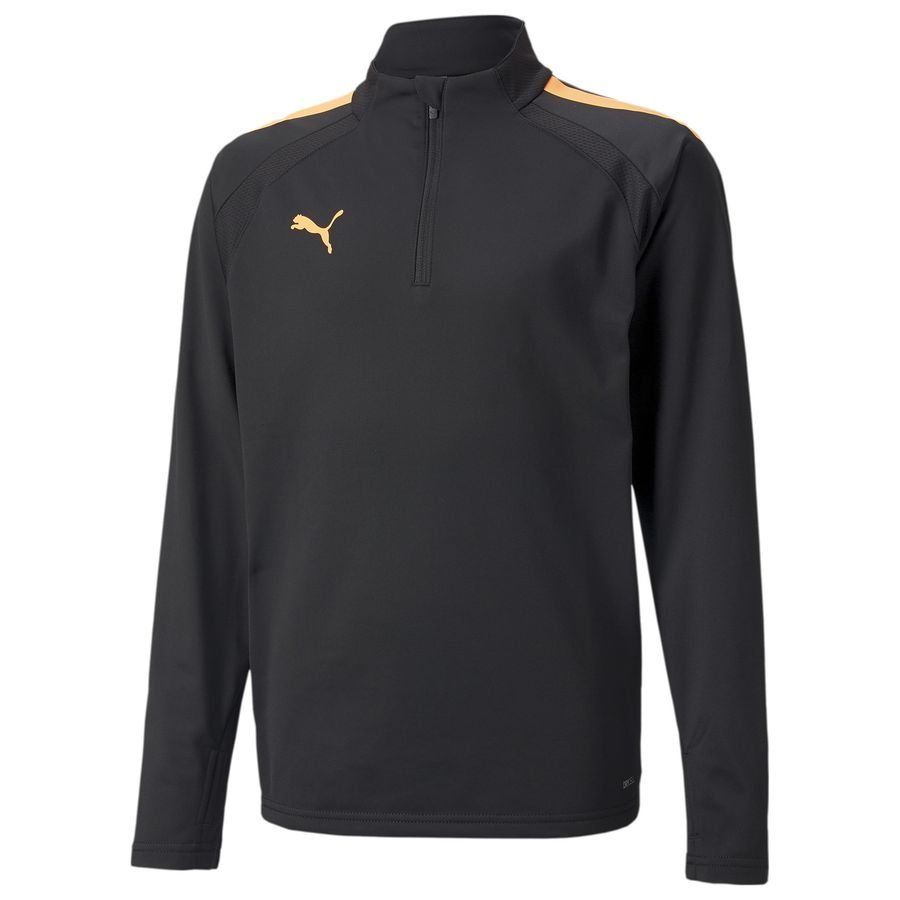 PUMA teamLIGA Fermeture Éclair 1/4 Top - Noir/Doré - Enfant