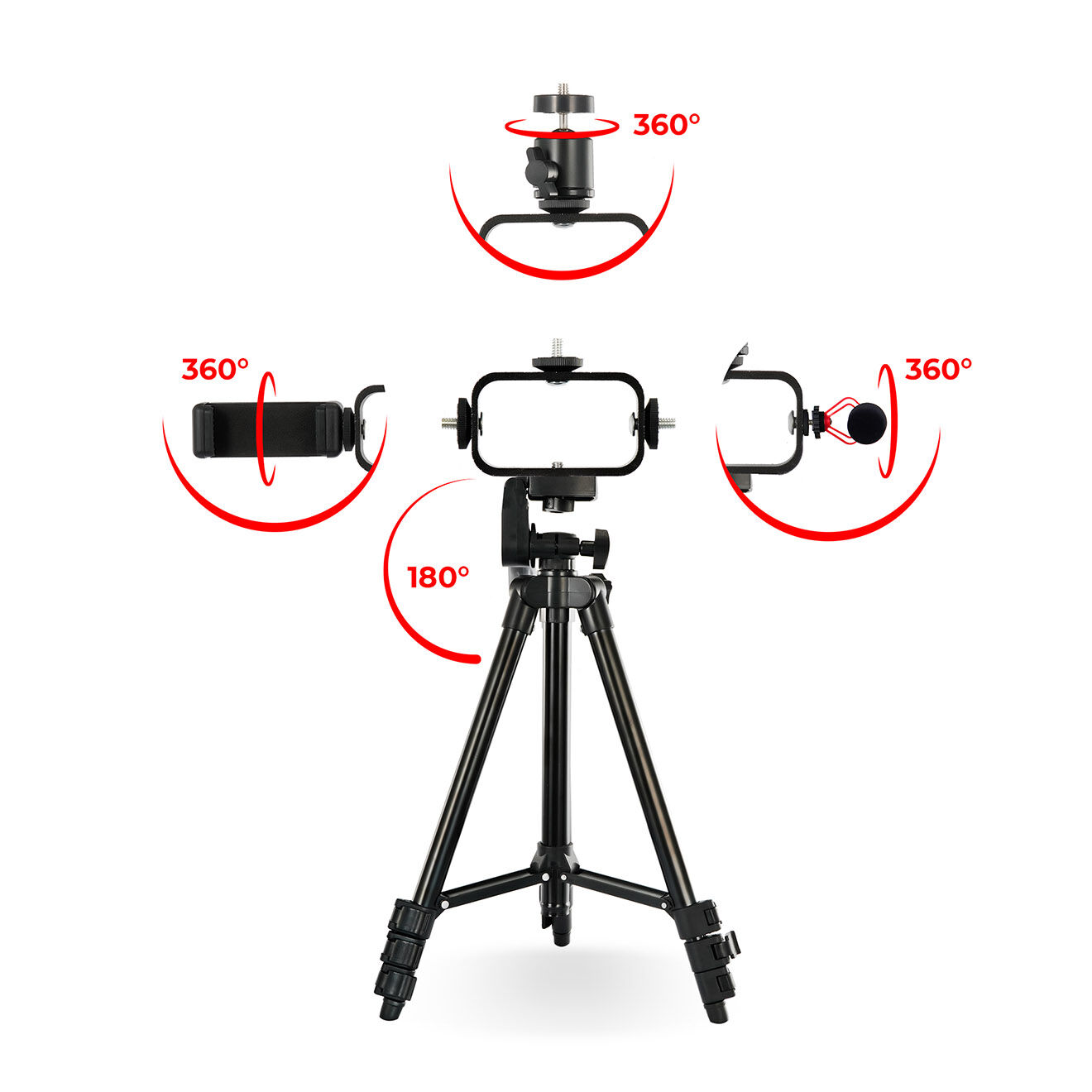 WI-LIGHT Kit Vlogging  livestreaming 550 noir