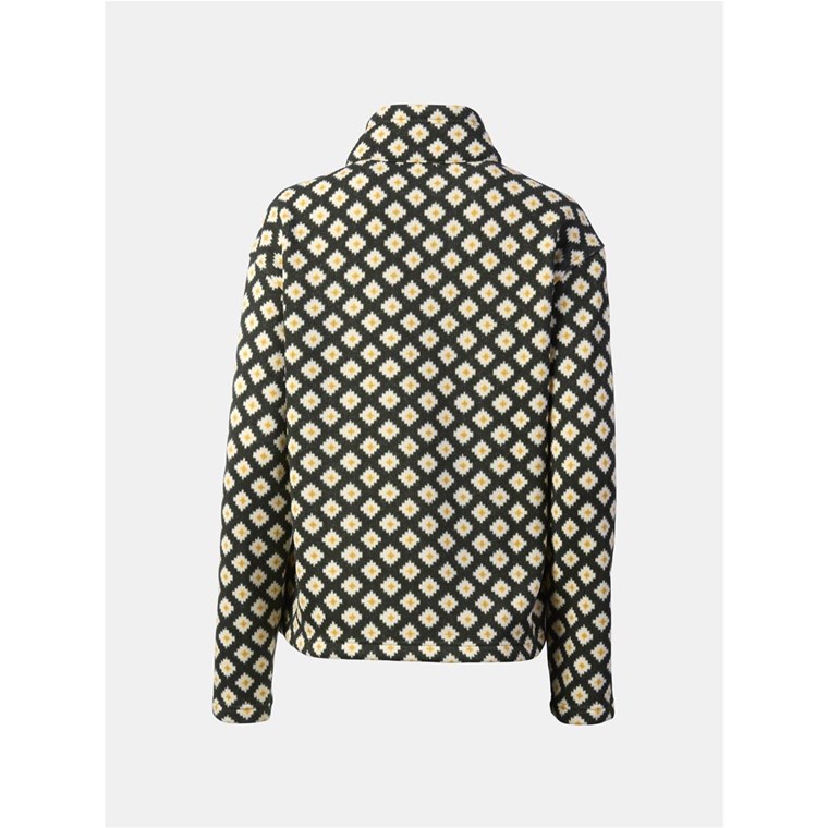 Marmot Wm'S Heavyweight Drop Line Printed 1/2 Zip Dark Green
