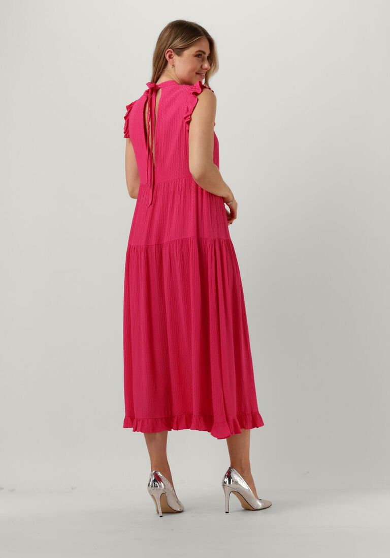 Y.A.S. fuchsia y.a.s. midi jurk yaslola sl long dress s.