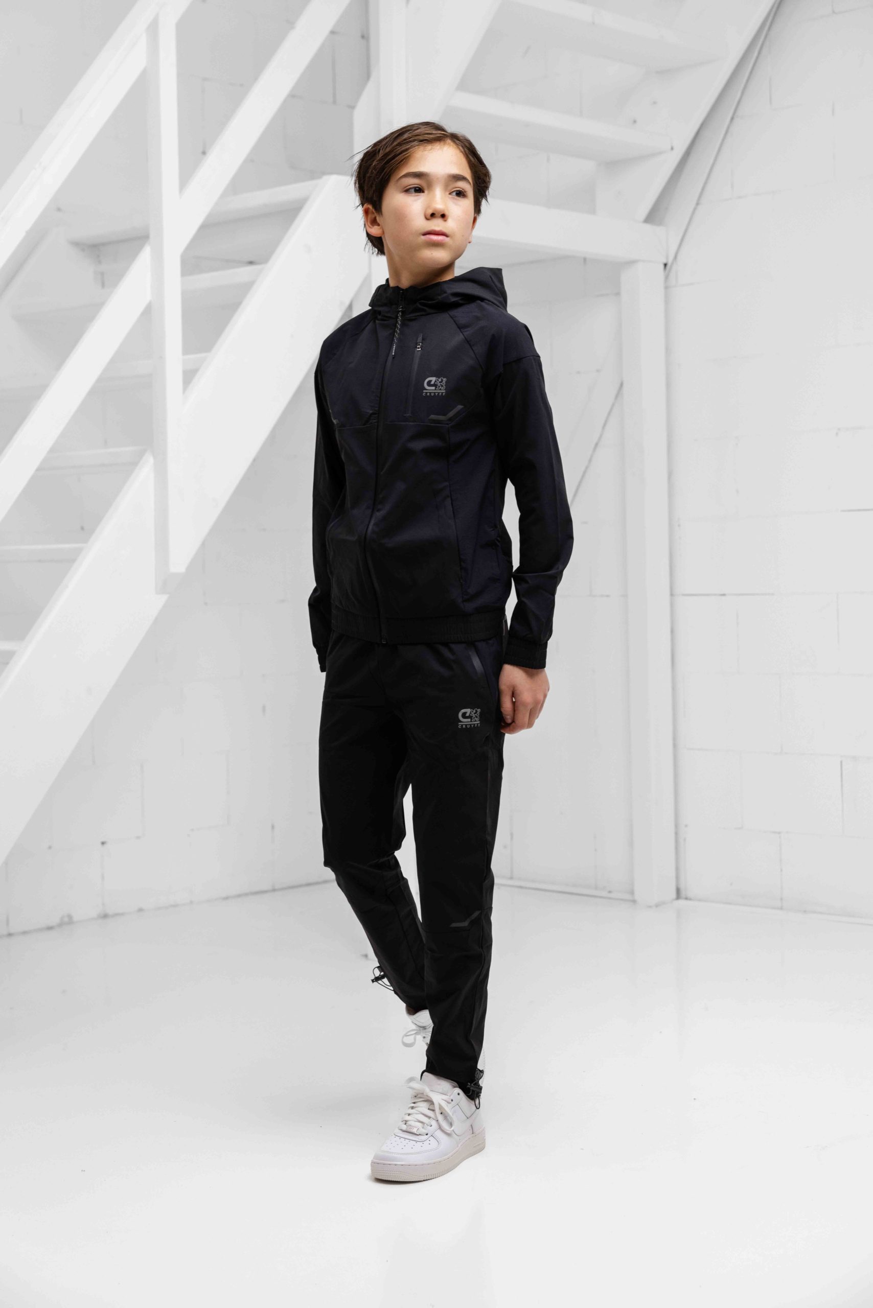 Cruyff Elite Trainingspak Kids Zwart