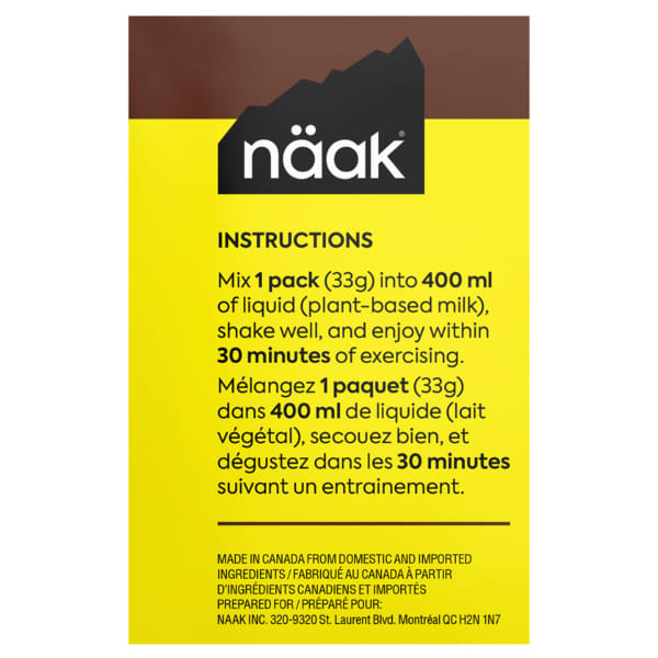 Boissons énergétiques NAAK ULTRA RECOVERY PROTEIN POWDER CHOCOLATE 500G