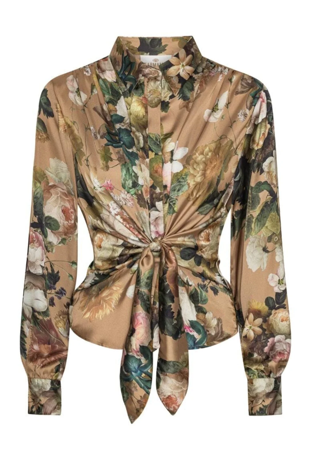 Karmamia Lee Shirt tan bloom