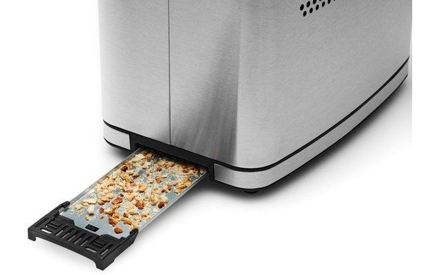Toaster Flex Typ 8004 Silber<br>Individuell einstellbarer Toaster für verschiedene Sorten Brot und Gebäck