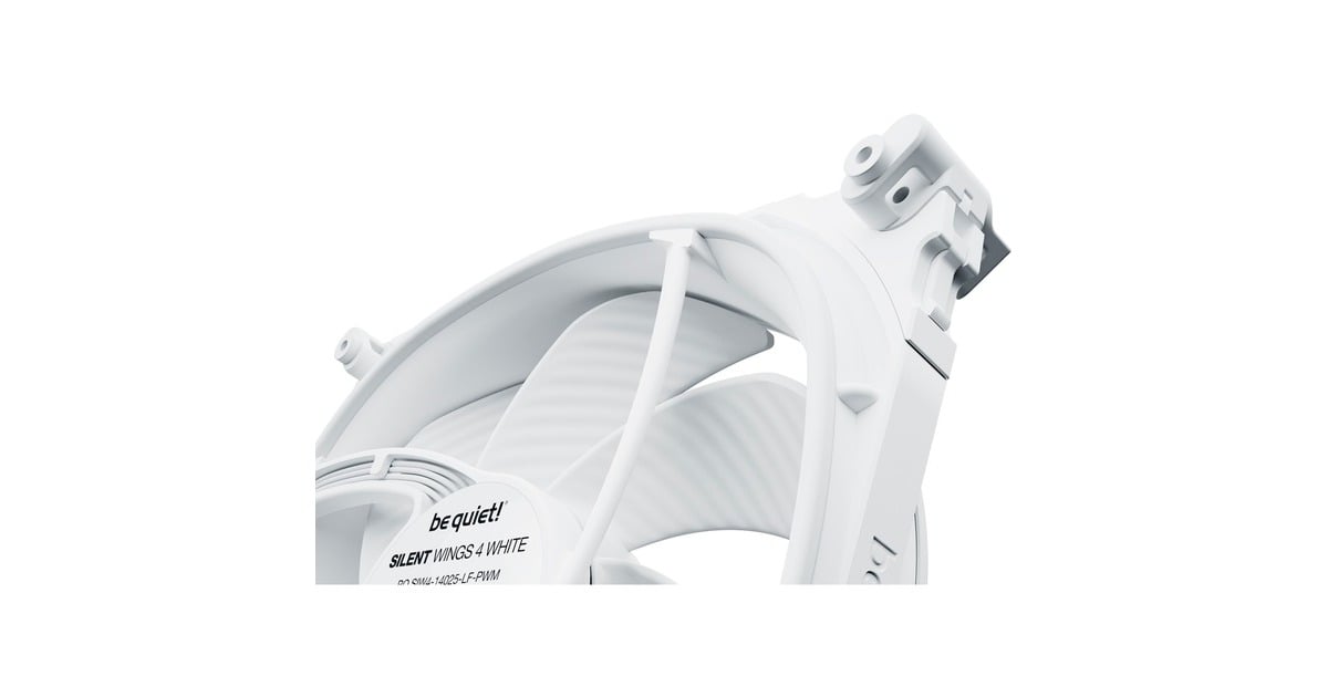 be quiet!Silent Wings 4 PWM case fan  (Wit, 140 x 140 x 25 mm)