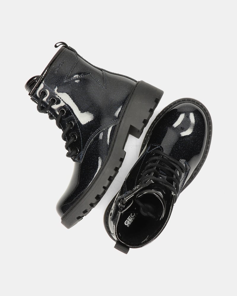 Geox J Casey Veterboots  - blauw