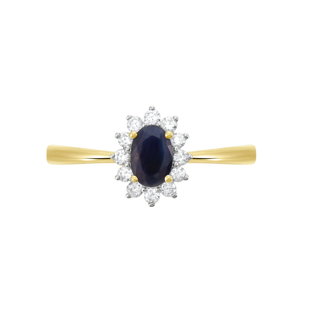 Bague Or Jaune Vladimir Saphir