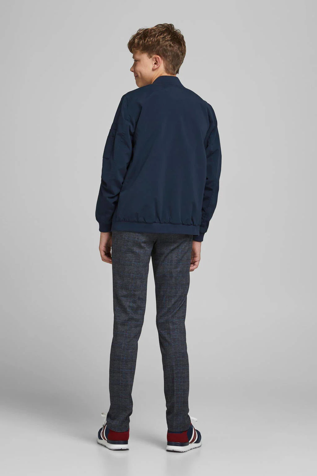 JACK & JONES bomberjack JJERUSH donkerblauw