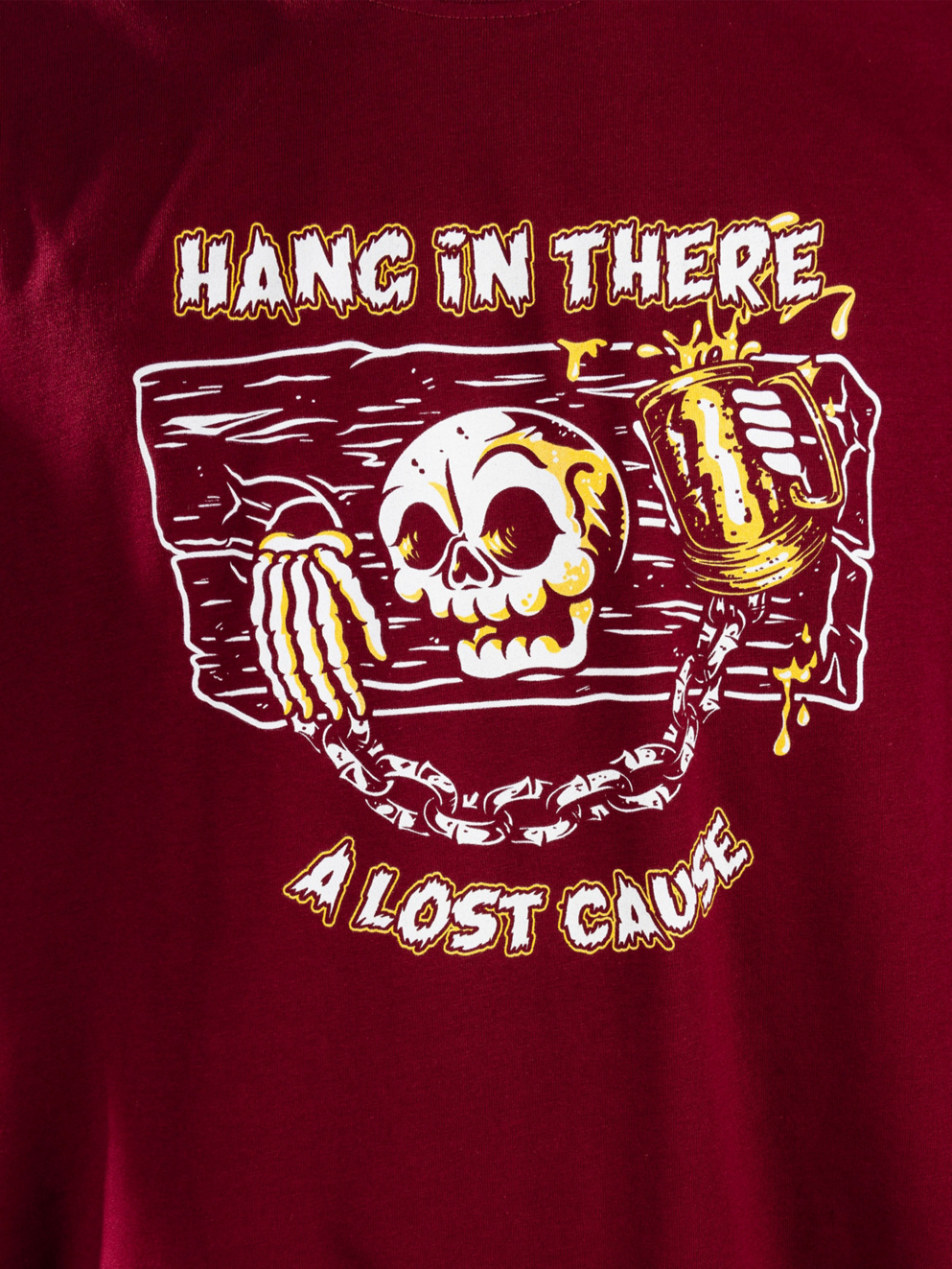A Lost Cause Hang T-Shirt maroon