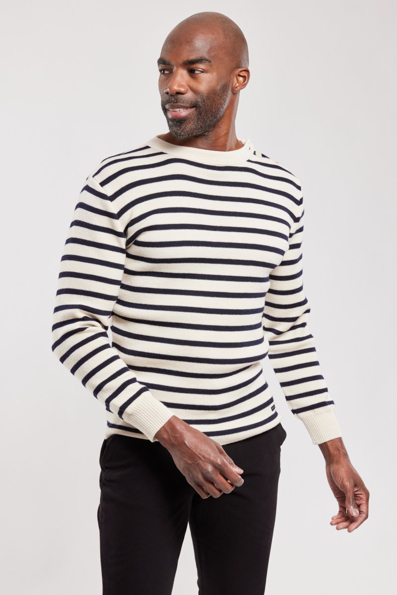 Pull marin rayé 
