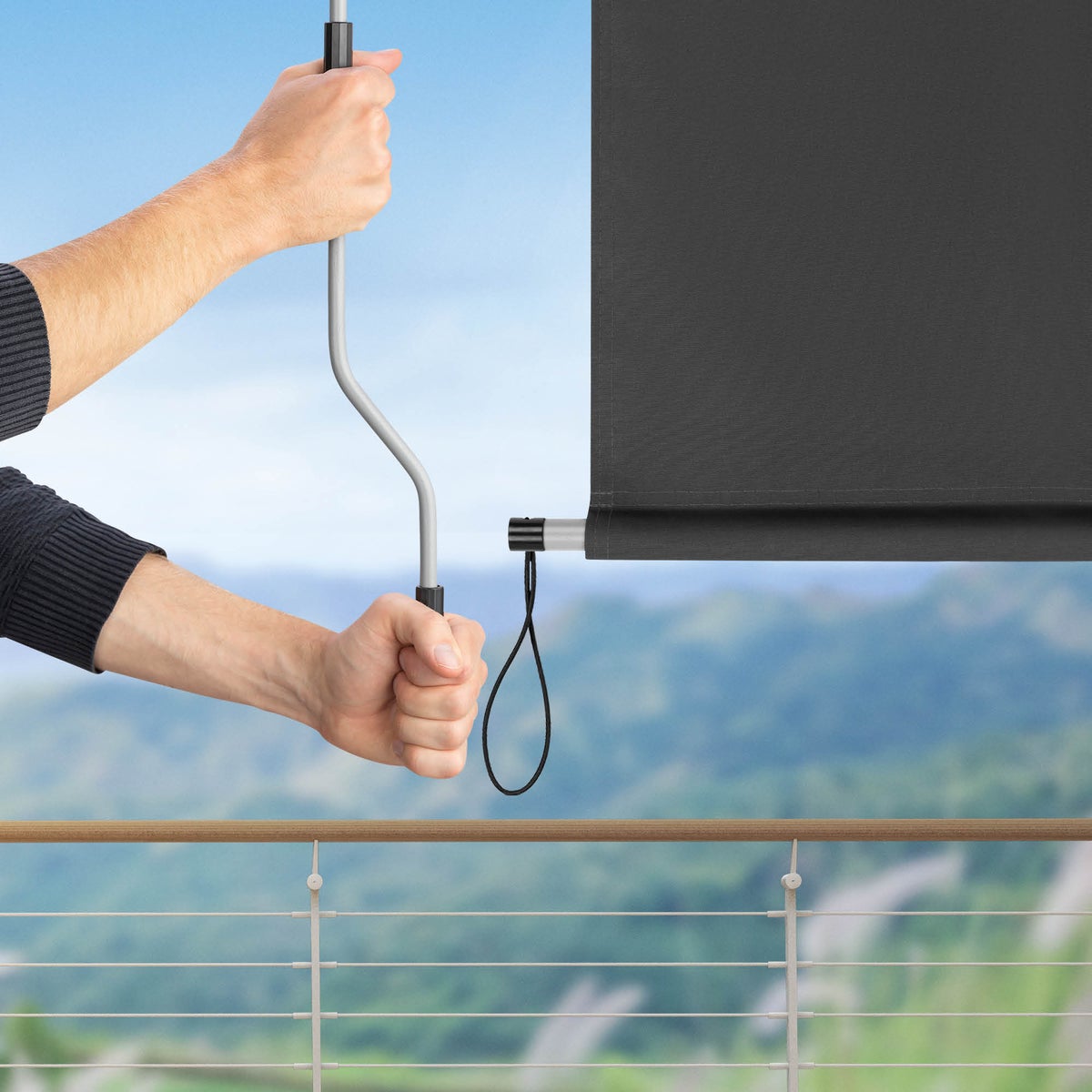 Sol Royal SolVision MS5 Verticale Zonwering 1,6x2,5m Antraciet