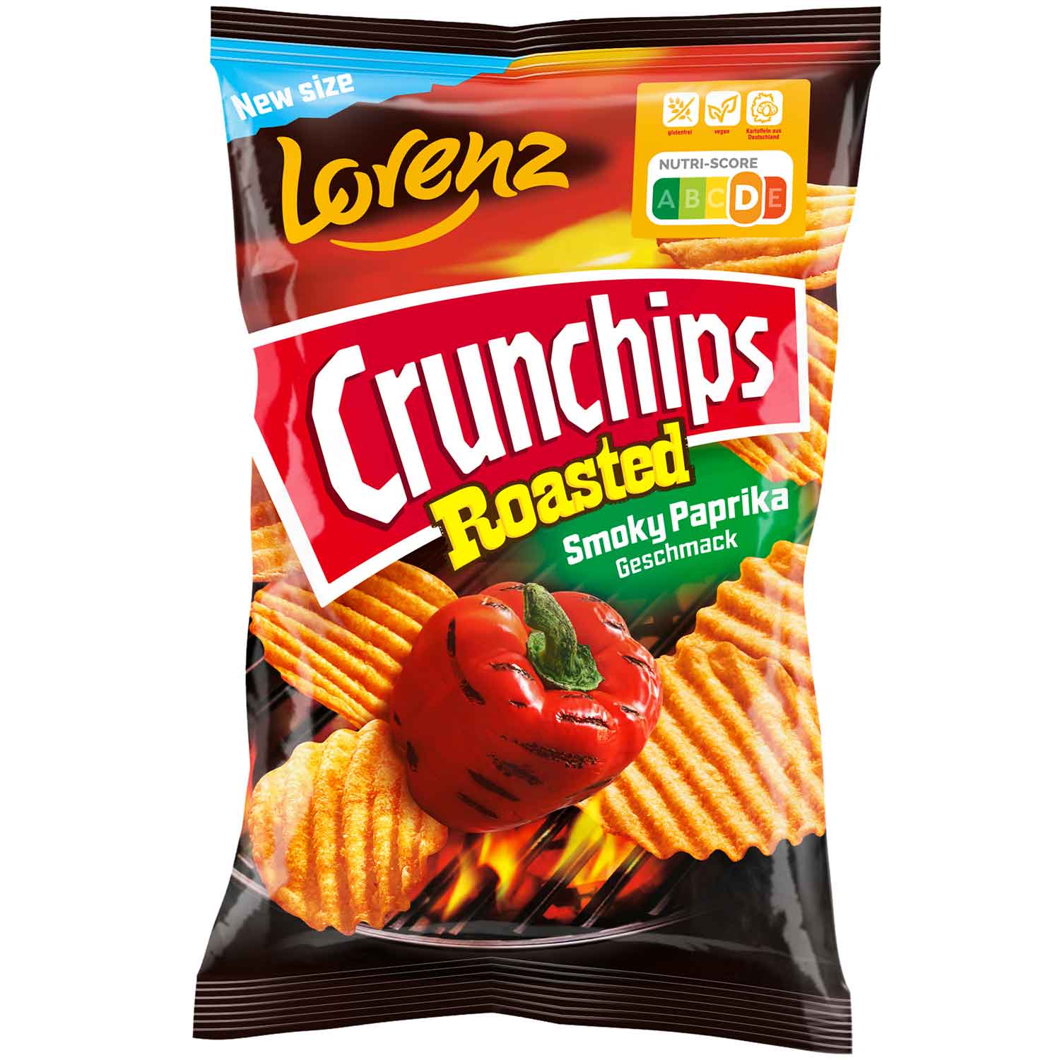 Lorenz Crunchips Roasted Smoky Paprika 110g MHD:5.3.25