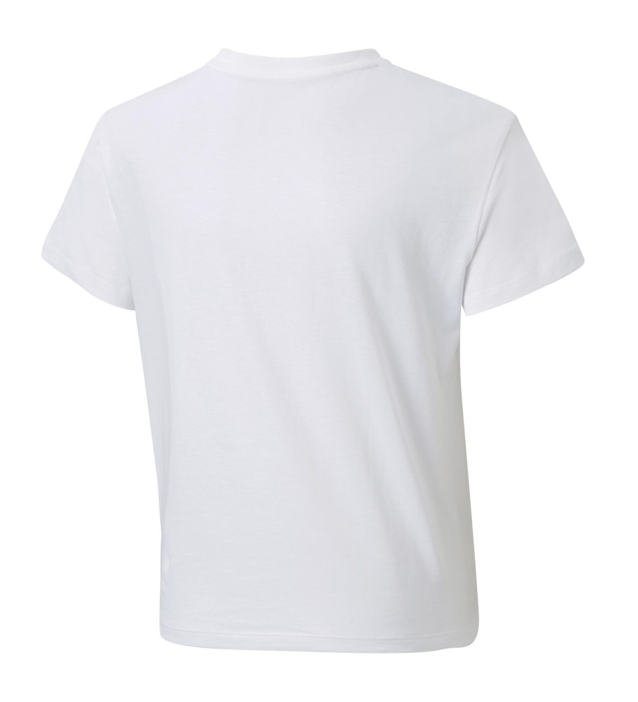 Puma Camiseta Essential Logo Knotted blanco