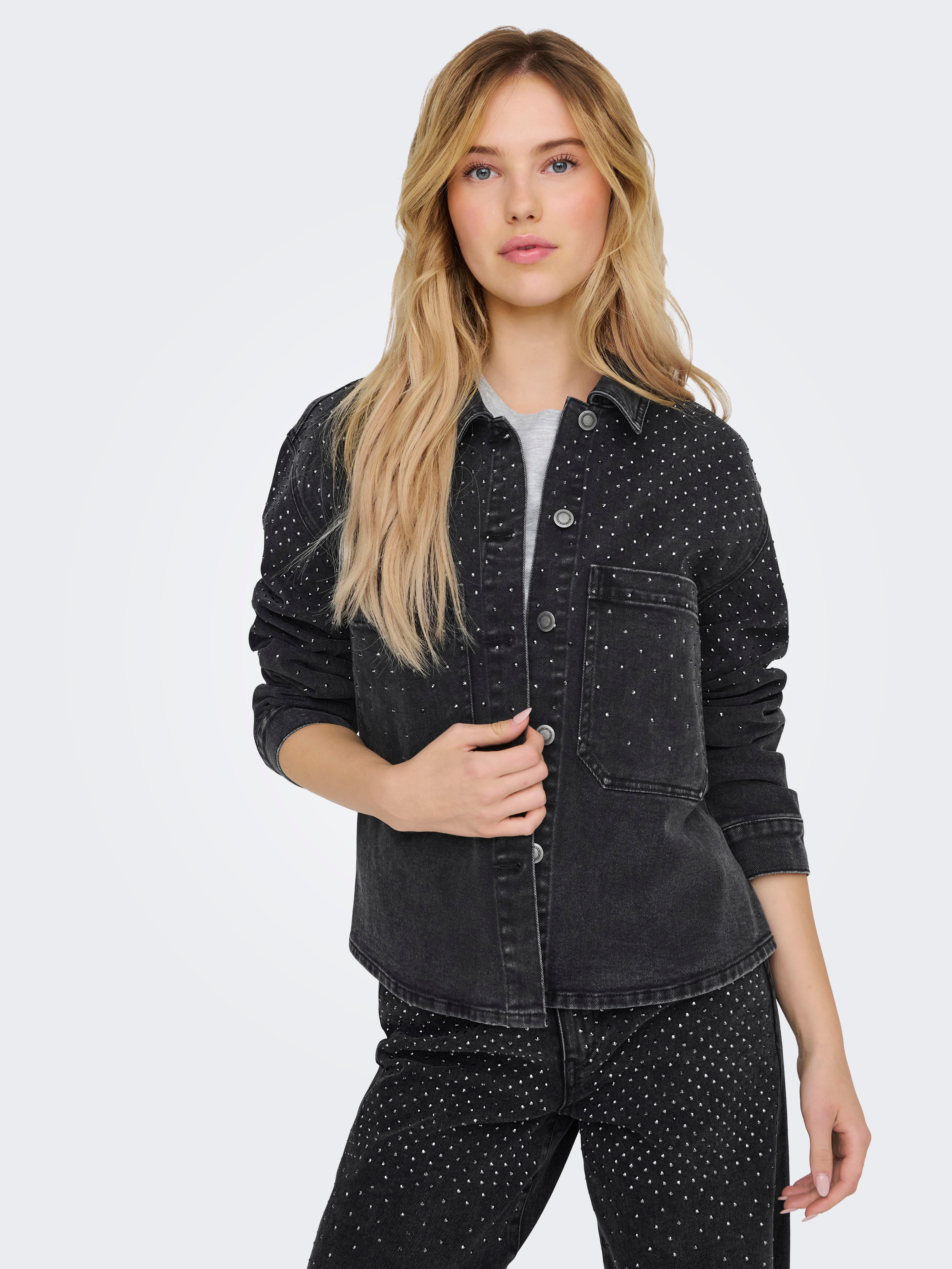 ONLCASSIE Hemd Washed Black